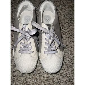 Women’s Size 9M- Vince Camuto Myralyn Shearling &‎ Suede Sneakers Shoes